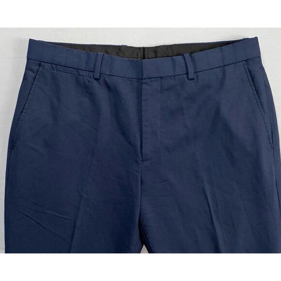 Theory Marlo U New Tailor Stretch Wool Dress Pants, Slacks. Navy, Men's 33. EUC! - Picture 6 of 9